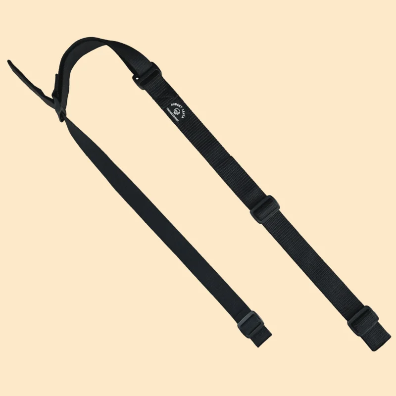 Black 2 point adjustable sling with quick adjust pull tab