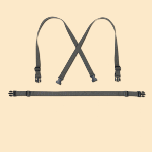 X Harness and back strap bundle in ranger green.