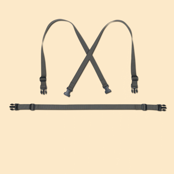 X Harness and back strap bundle in ranger green.