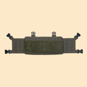 GL full size, four magazine modular chest rig chassis shown in Ranger Green