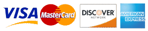 Credits cards accepted for purchasing our rifle slings - Mastercard, Discover, American Express, Visa