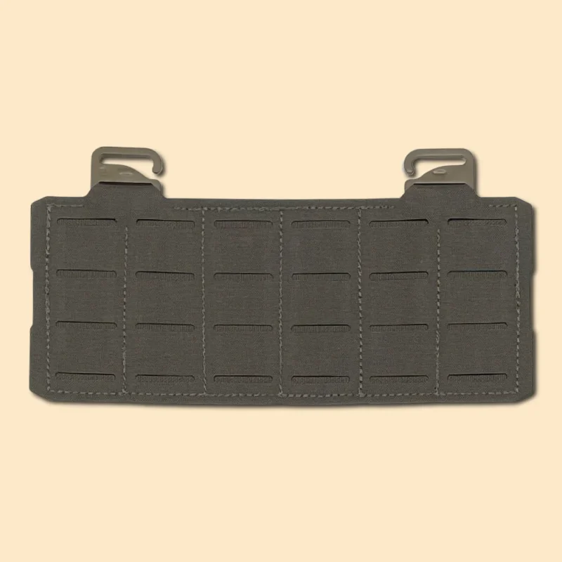 Ranger green modular 6 column MOLLE panel with G hooks