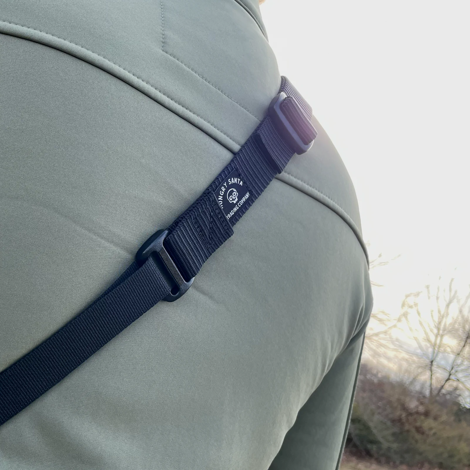 quick adjust rifle sling over shoulder