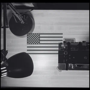 Rifle Sling Workstation with American Flag